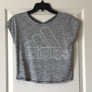 Girls Adidas Crop Top